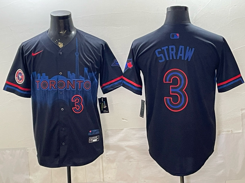 Men 2026 Toronto Blue Jays #3 Straw Game Nike MLB Jersey 052900
